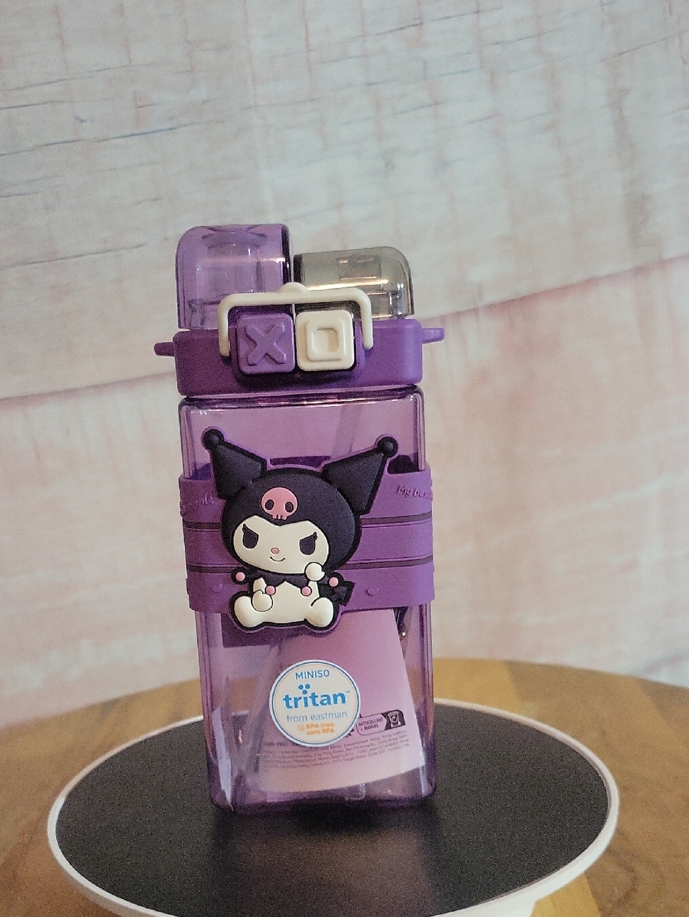 Kuromi Flip Top Water Bottle